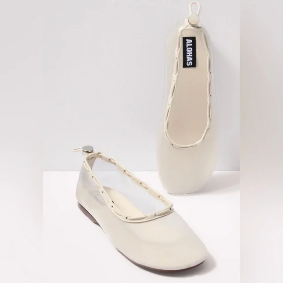 NWOB ALOHAS GILL TOGGLE MESH BALLET FLATS 🥰 - Picture 1 of 4